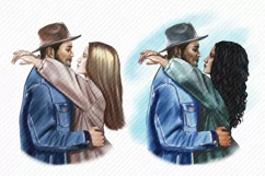 Family Clipart Couple Clipart Lovers Clipart Product Image 2