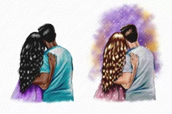 Family Couple Clipart Men Women Clipart Product Image 2