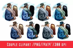 Family Clipart Couple Clipart Lovers Clipart Product Image 1
