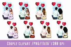 Valentines Day Clipart Family Couple Clipart People Clipat Product Image 1