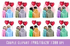 Family Couple Clipart Valentines Day Clipart People Clipat Product Image 1