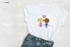 Couple In Love Cross Stitch Pattern PDF File Product Image 2