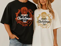 Western Christmas SVG | Cowboy Hat Merry Christmas Y’all Product Image 2
