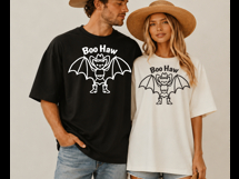 Howdy Halloween shirt PNG Bat SVG Cute Halloween Product Image 3