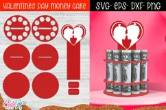 Couple Money Cake holder SVG