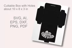 Couple of Valentine Tribal Style Hearts Rectangular Gift Box