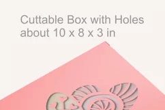 Couple of Valentine Tribal Style Hearts Rectangular Gift Box