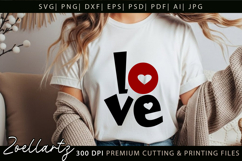 Valentine's Day SVG PNG EPS DXF Love Heart SVG for Cricut Product Image 2