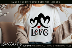 Valentine's Day SVG PNG EPS DXF Love Heart SVG for Cricut Product Image 3