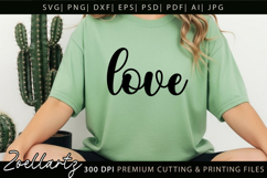 Valentine's Day SVG PNG EPS DXF Love Heart SVG for Cricut Product Image 2