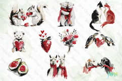 Couples, Hearts, Bouquets Valentine Cliparts Bundle Product Image 2