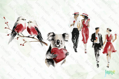 Couples, Hearts, Bouquets Valentine Cliparts Product Image 1