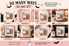 Too Cute To Spook SVG, Cute Ghost| pastel Halloween Product Image 3