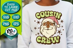 Cousin Crew - A Christmas Family Matching Cricut Cut file