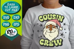 Cousin Crew - A Christmas Family Matching Cricut Cut file