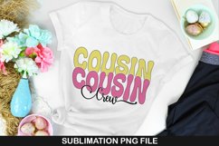Cousin Crew - Easter Sublimation PNG Product Image 1