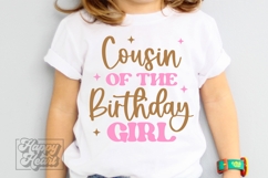 Cousin Of The Birthday Girl SVG PNG - First Birthday Girl Product Image 1