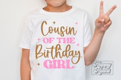 Cousin Of The Birthday Girl SVG PNG - First Birthday Girl Product Image 4