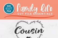 Need a Cousin's Day gift? This cousin svg is perfect for crafts!