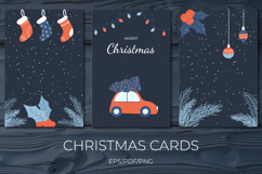 Christmas cards vector Product Image 1