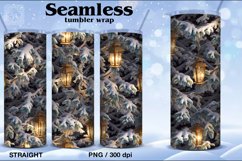 Chistmas vibe Tumbler Sublimation, 20 oz Seamless wrap Product Image 1