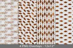 Copper foil seamless pattern overlay, PNG Product Image 1