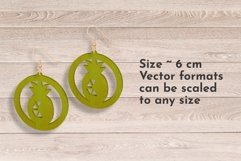 Earrings Laser Cutting Files, summer dangle jewerly bundle Product Image 2