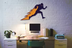 American Football 3D Layered SVG, Sport Laser Cut File decor Product Image 3