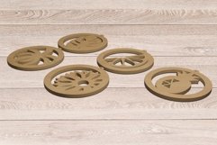 Earrings Laser Cutting Files, summer dangle jewerly bundle Product Image 4