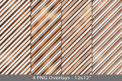 Copper foil seamless pattern overlay, PNG Product Image 1