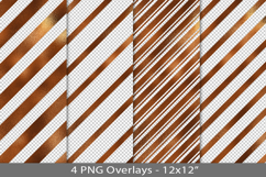Copper foil seamless pattern overlay, PNG Product Image 1