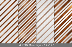 Copper foil seamless pattern overlay, PNG Product Image 1