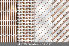 Copper foil seamless pattern overlay, PNG Product Image 1