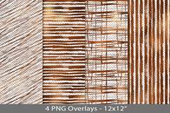 Copper foil seamless pattern overlay, PNG Product Image 1
