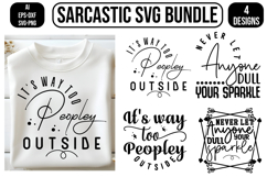 Sarcastic Svg, Funny Sarcasm Svg Product Image 1