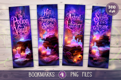 Bookmarks design - Botanical Academy of Wizards. Product Image 1