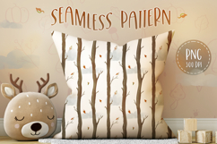 Autumn Trees - seamless pattern Product Image 1