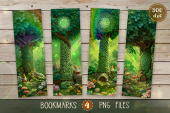 Bookmarks design - Enchanted Gnome's Fairy Tale. Product Image 1