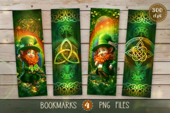 Bookmarks design - St Patricks Day - Leprechaun magic. Product Image 1