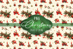 Christmas vintage seamless pattern. Product Image 1