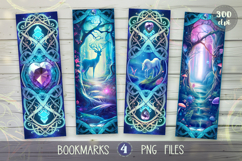 Bookmarks design - Enchanted Forest. Product Image 1