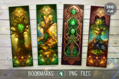 Bookmarks design - Enchanted Tree. Product Image 1