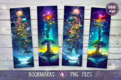 Bookmarks design - Fantasy World- Giant Tree. Product Image 1