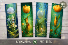 Bookmarks design - Fairy Houses. Product Image 1