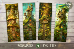 Bookmarks design - Fairy Houses. Product Image 1
