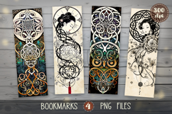 Bookmarks design - Romantic Japanese Bookmarks. Product Image 1