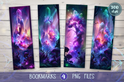 Bookmarks design - Magical Crystals. Product Image 1
