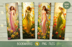 Bookmarks design - Nymphs of Spring. Product Image 1