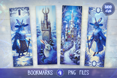 Bookmarks design - Winter Hare Fairy Tale. Product Image 1