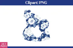 Mother & Baby Chinoiserie clipart, Mothers Day clipart Product Image 1